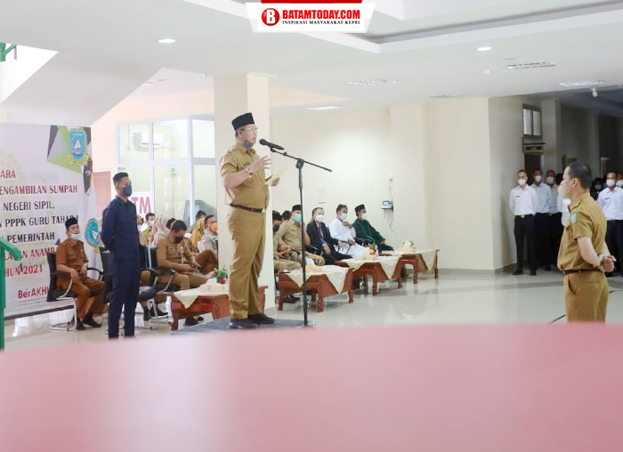 Pidato Bupati Anambas usai melantik CPNS dan PPPK